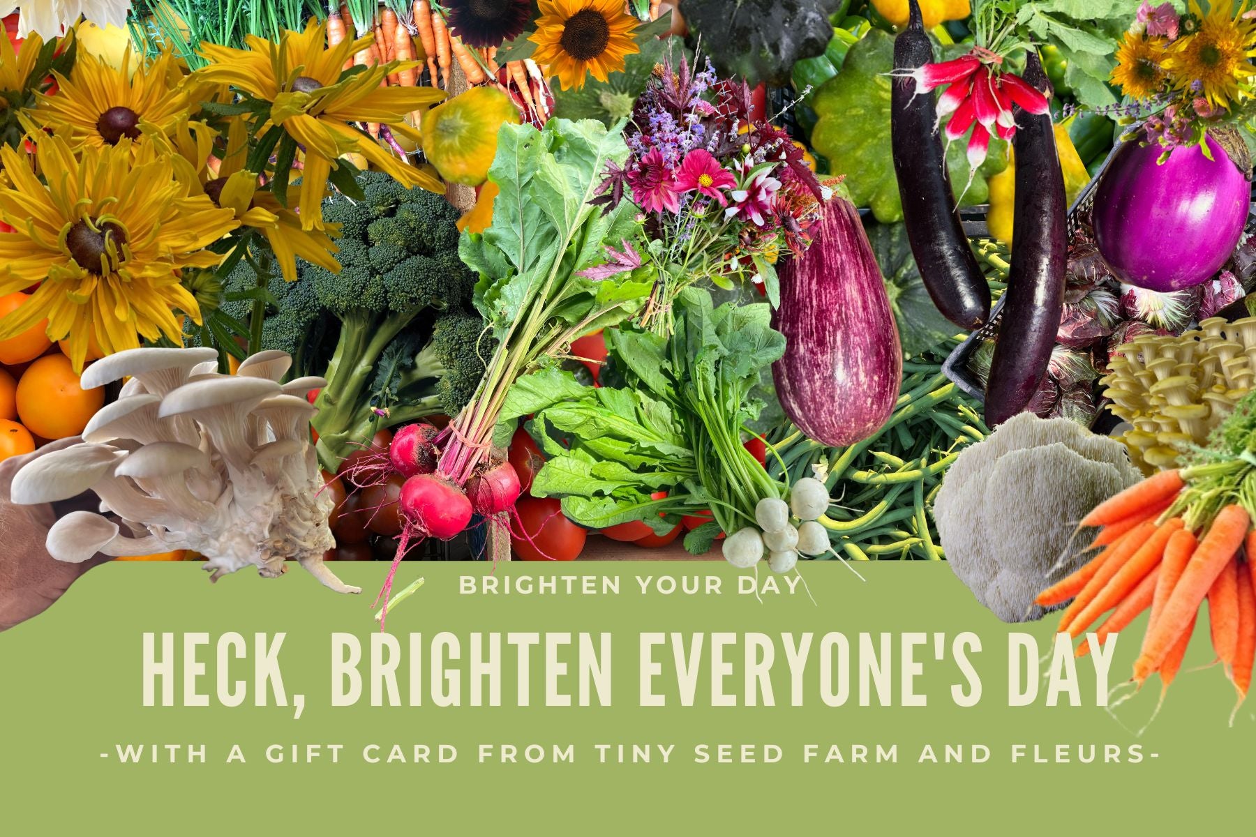 Tiny Seed Farm and Fleurs Gift Card